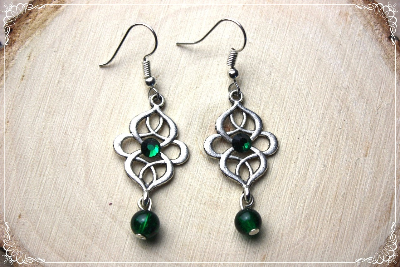 Boucles d'oreilles "Art nouveau"