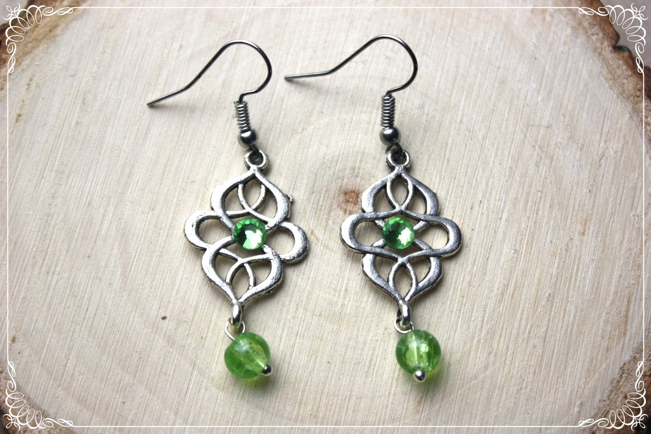 Boucles d'oreilles "Art nouveau"