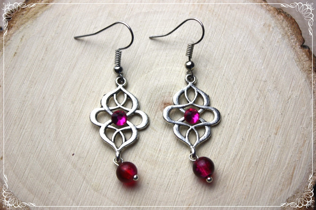 Boucles d'oreilles "Art nouveau"