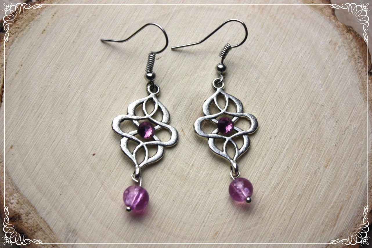 Boucles d'oreilles "Art nouveau"