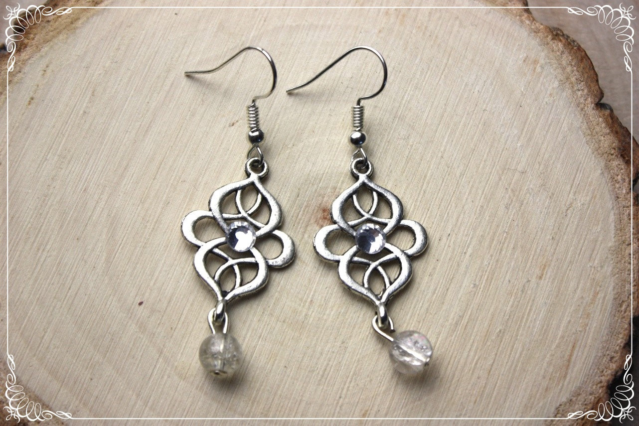 Boucles d'oreilles "Art nouveau"