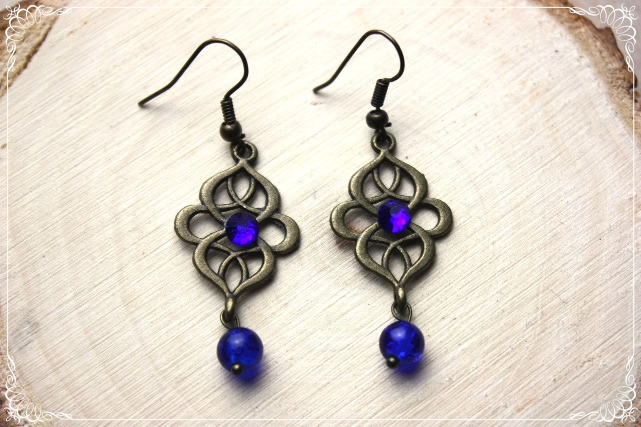 Boucles d'oreilles "Art nouveau"
