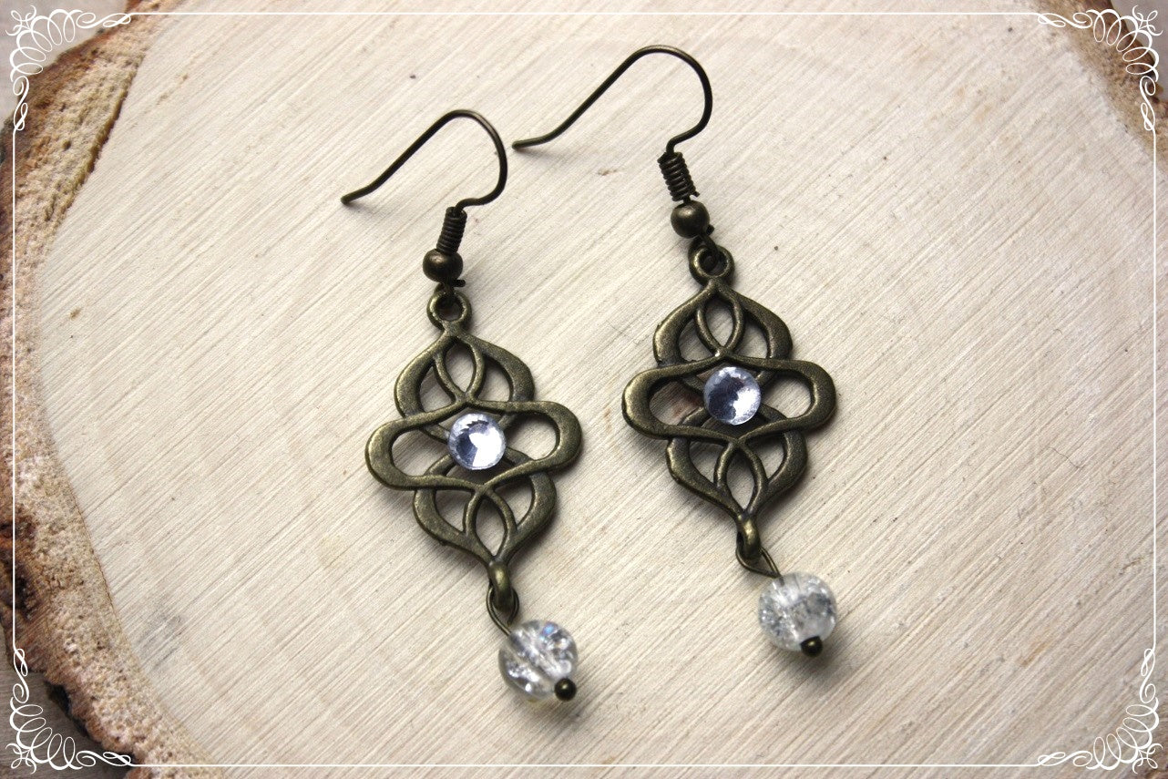 Boucles d'oreilles "Art nouveau"