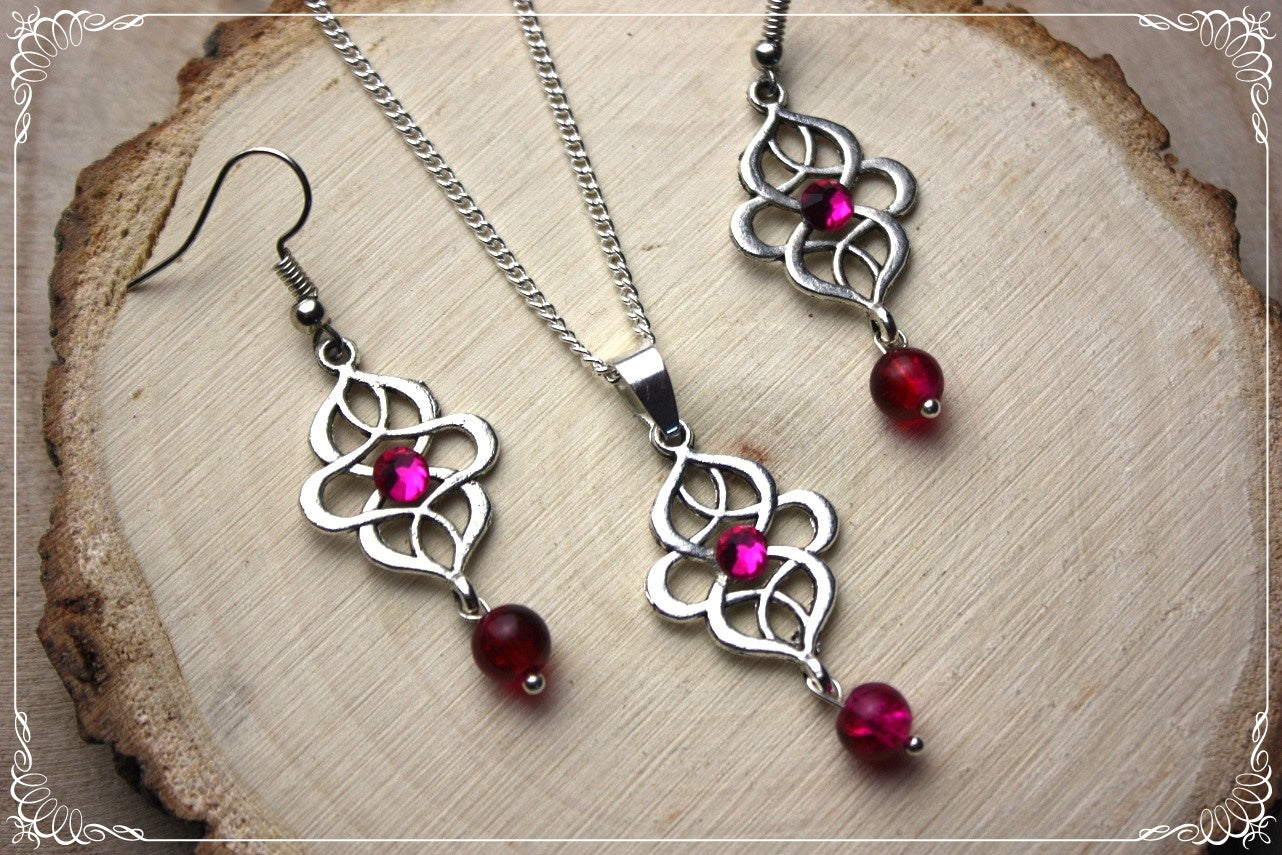 Boucles d'oreilles "Art nouveau"