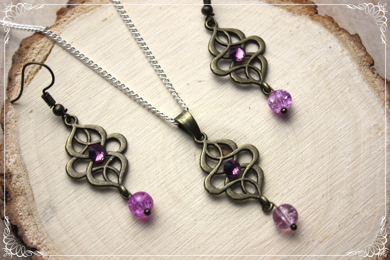 Boucles d'oreilles "Art nouveau"