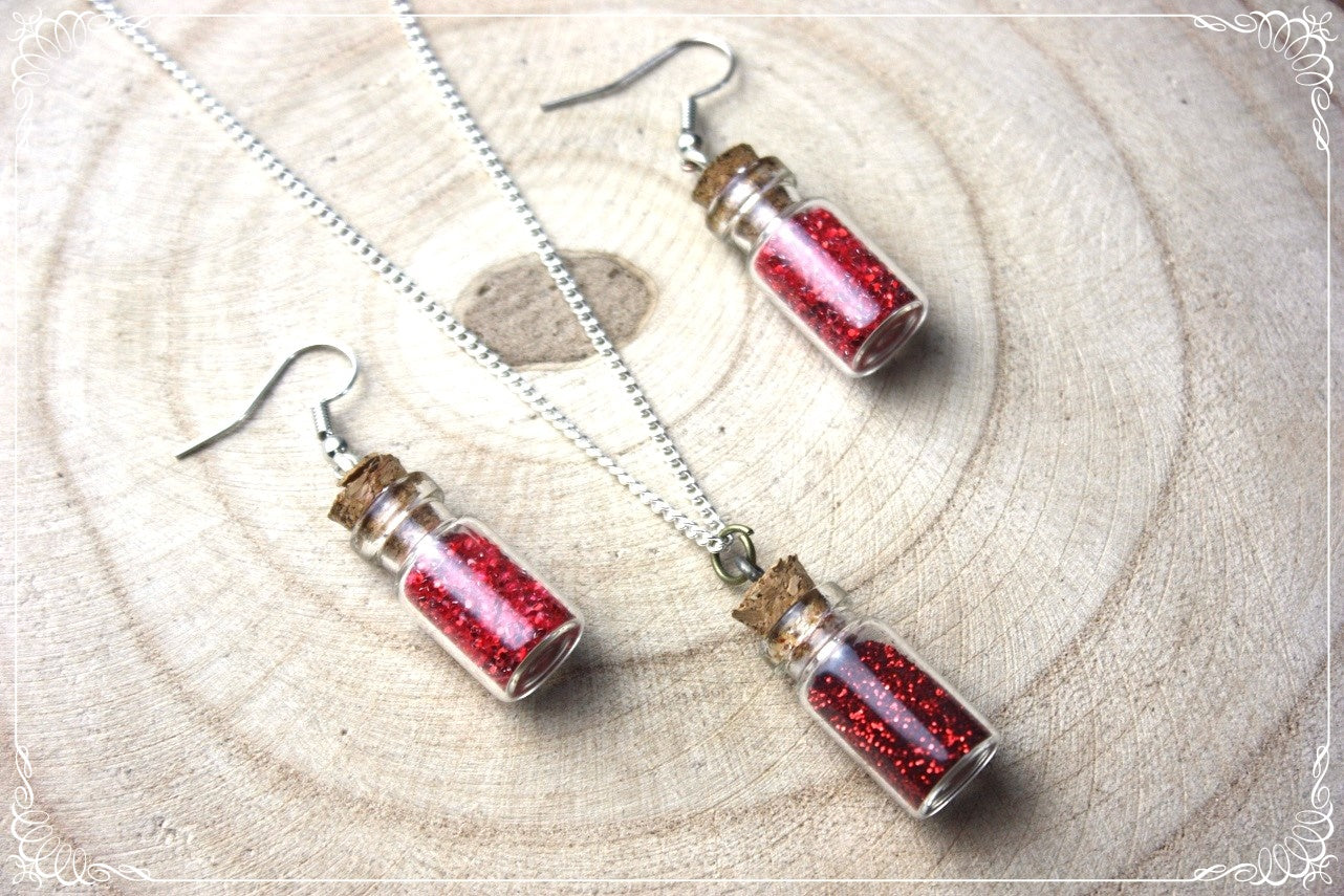 Boucles d'oreilles "Fioles"
