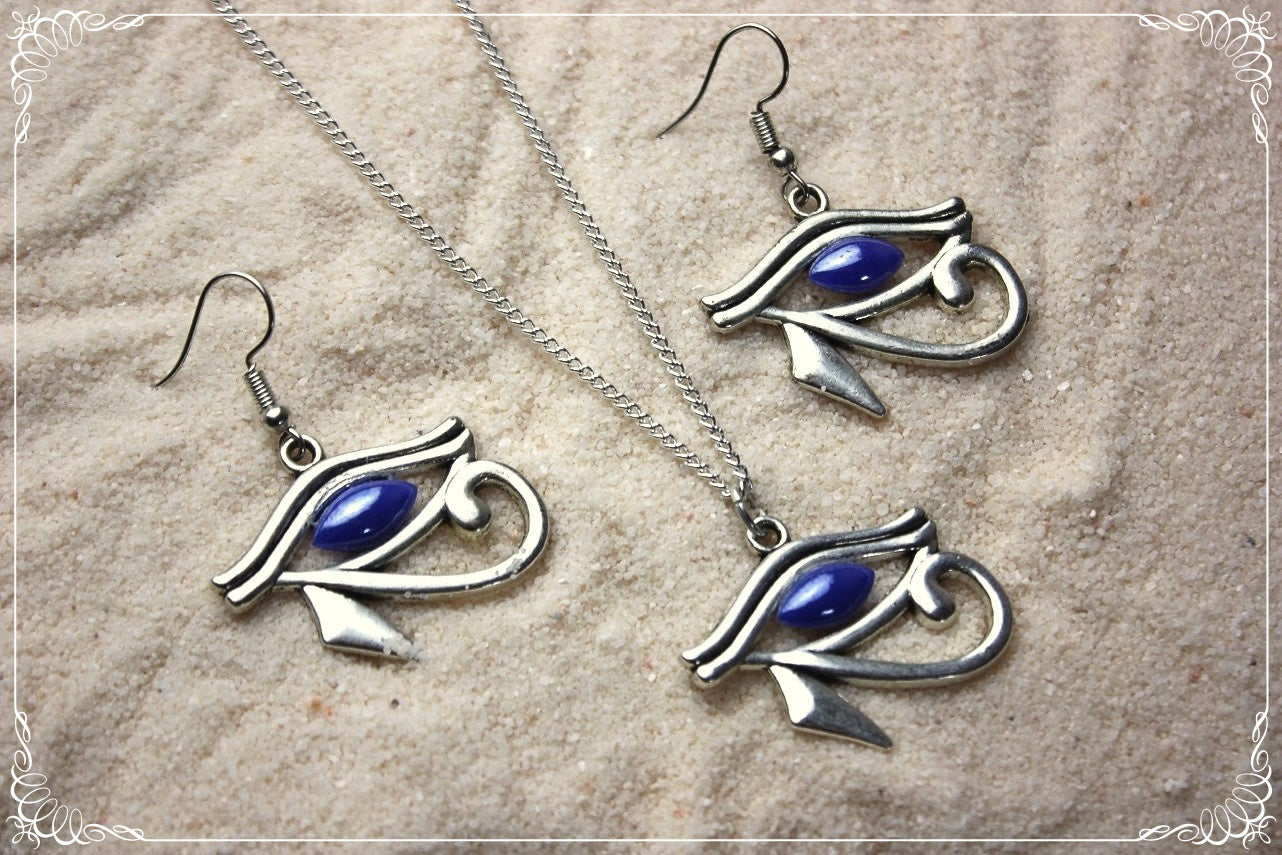 Boucles d'oreilles "Egypte - Oeil d'Horus"