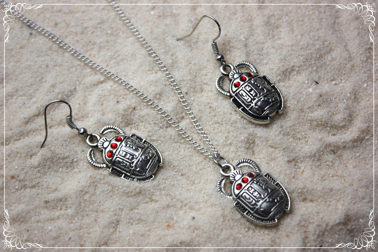 Pendentifs "Egypte - Scarabées "