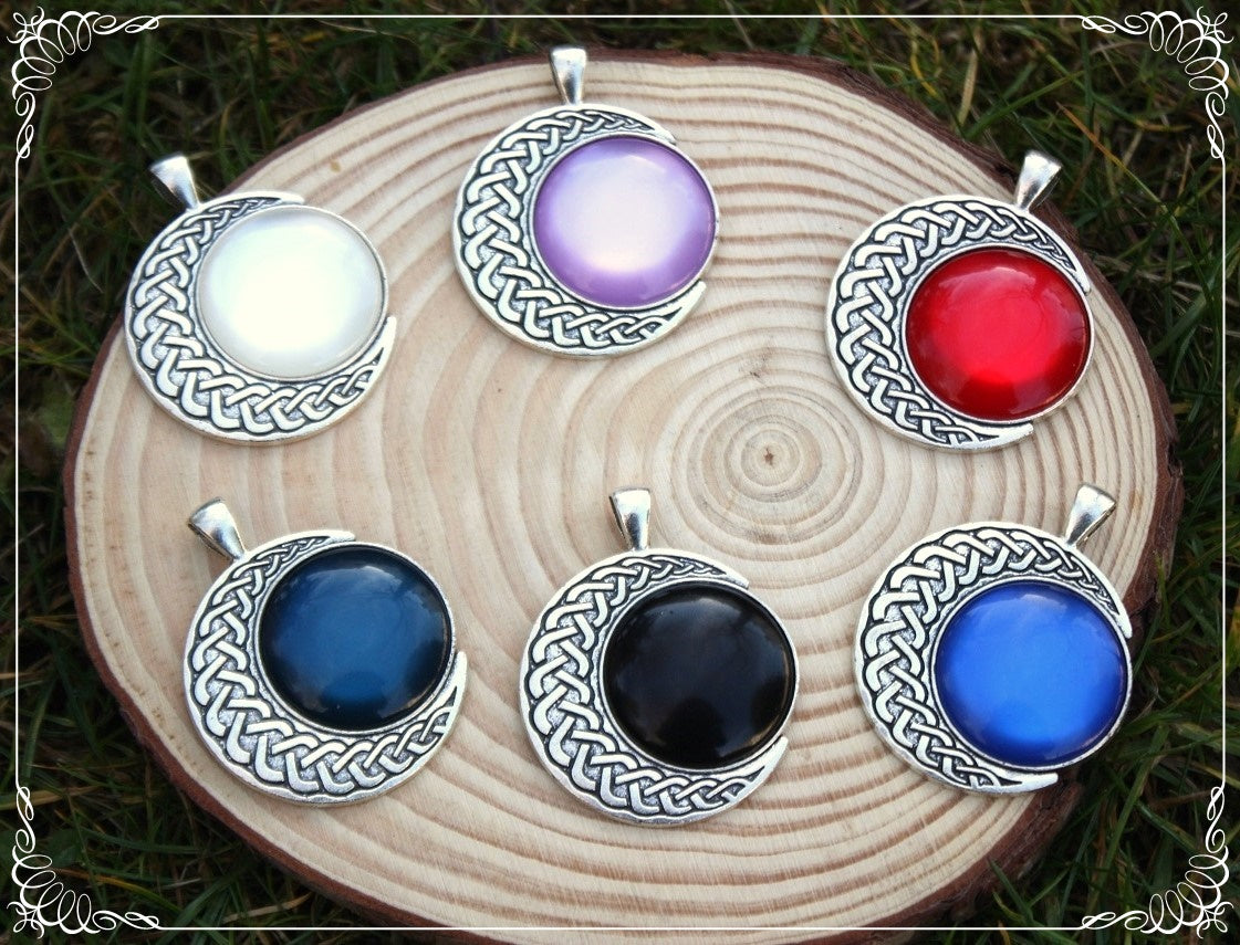 Pendentifs "Lunes celtiques"