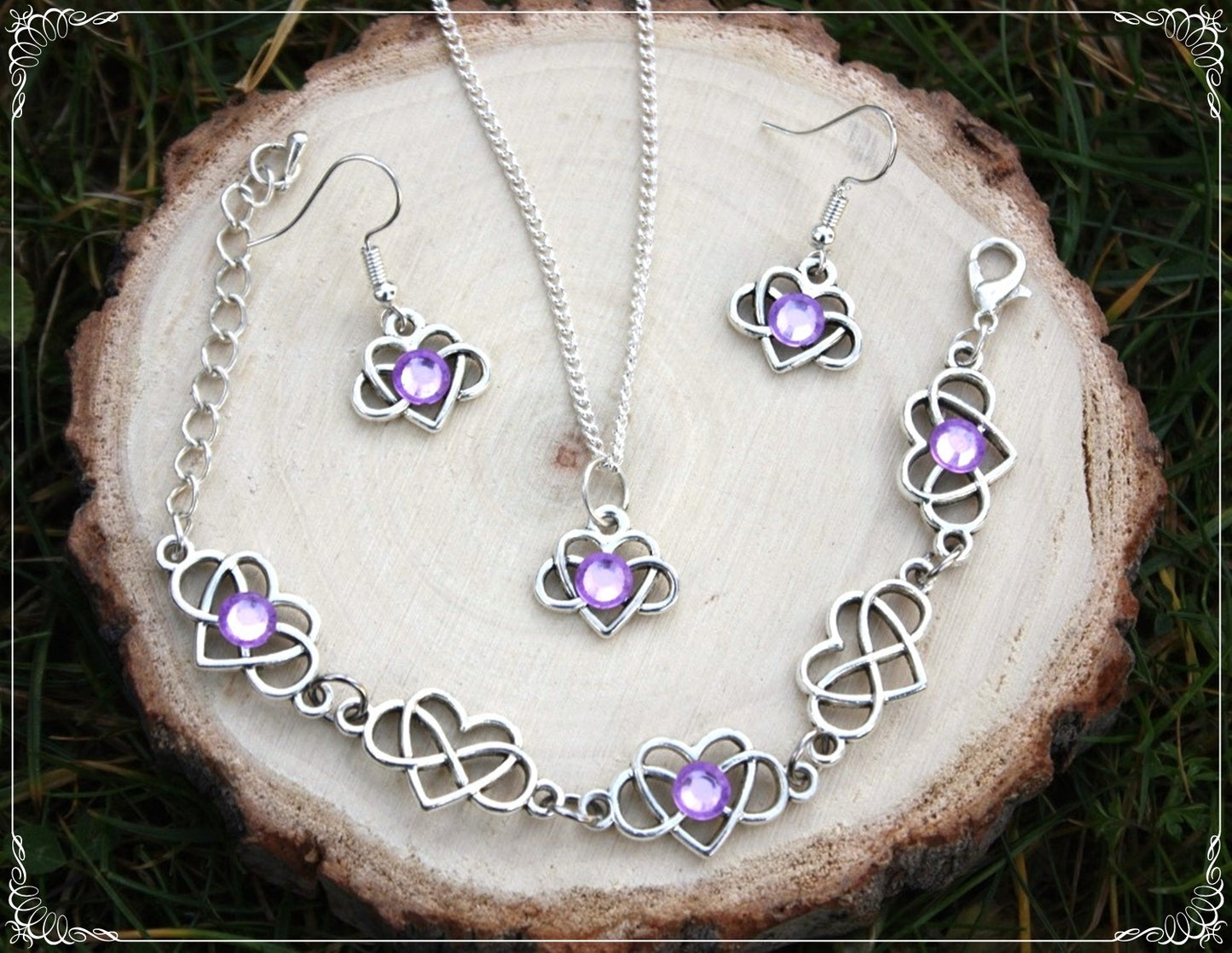 Boucles d'oreilles celtiques "Coeurs"