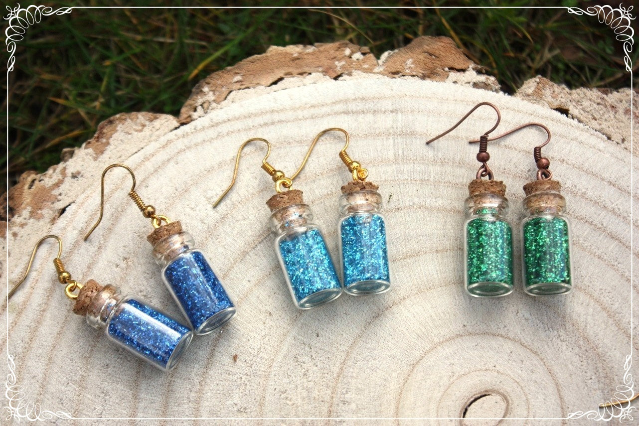 Boucles d'oreilles "Fioles"