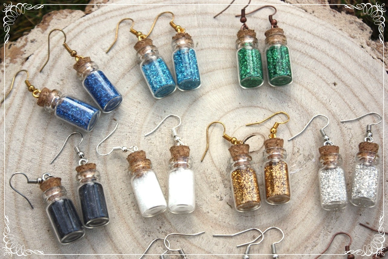 Boucles d'oreilles "Fioles"