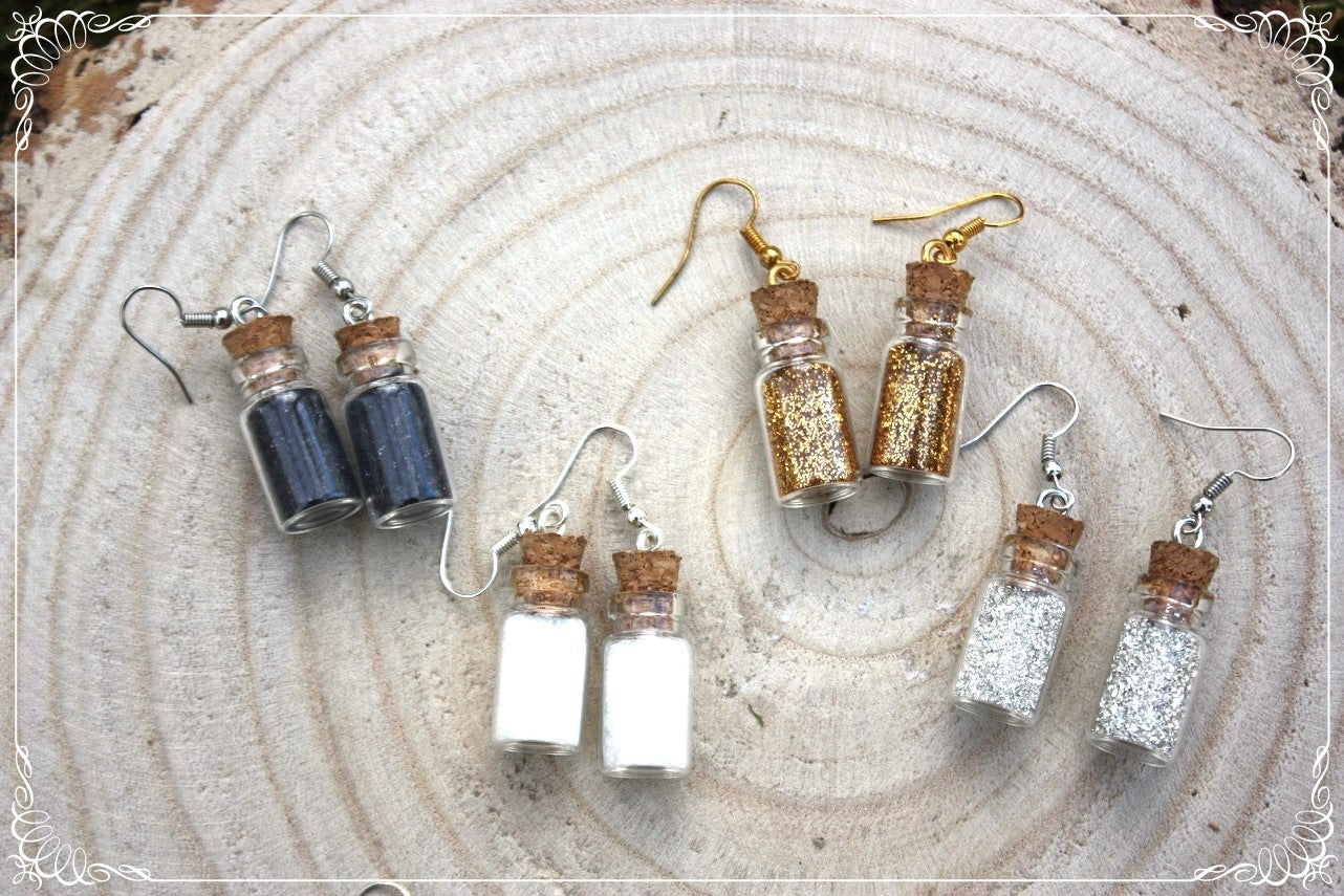 Boucles d'oreilles "Fioles"