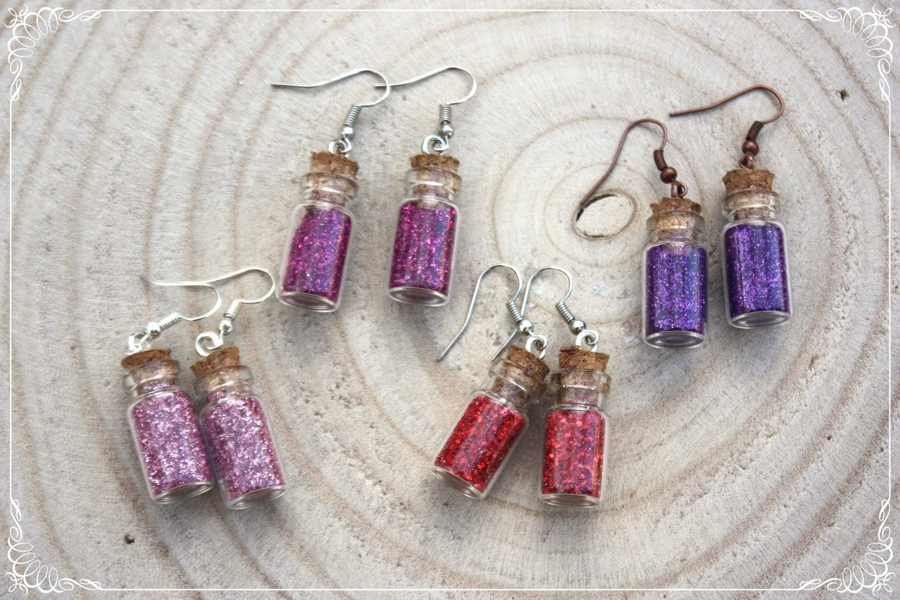 Boucles d'oreilles "Fioles"