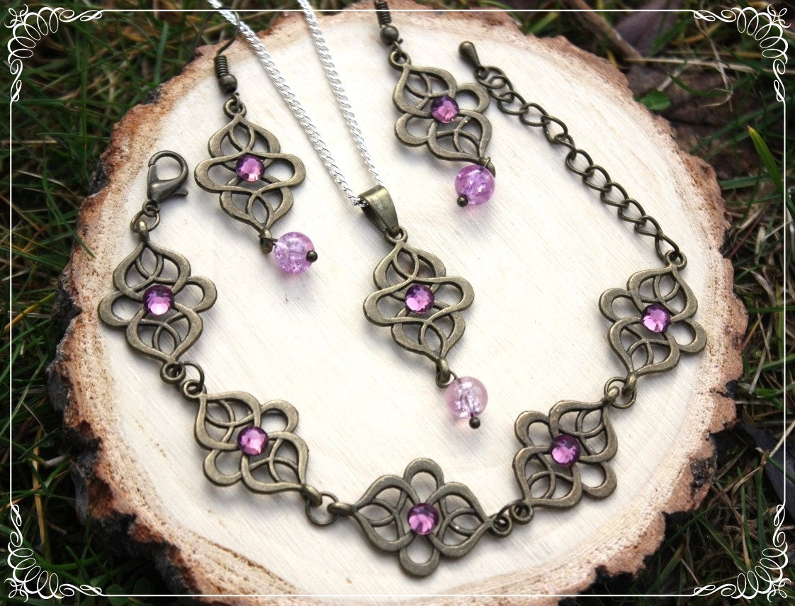 Boucles d'oreilles "Art nouveau"