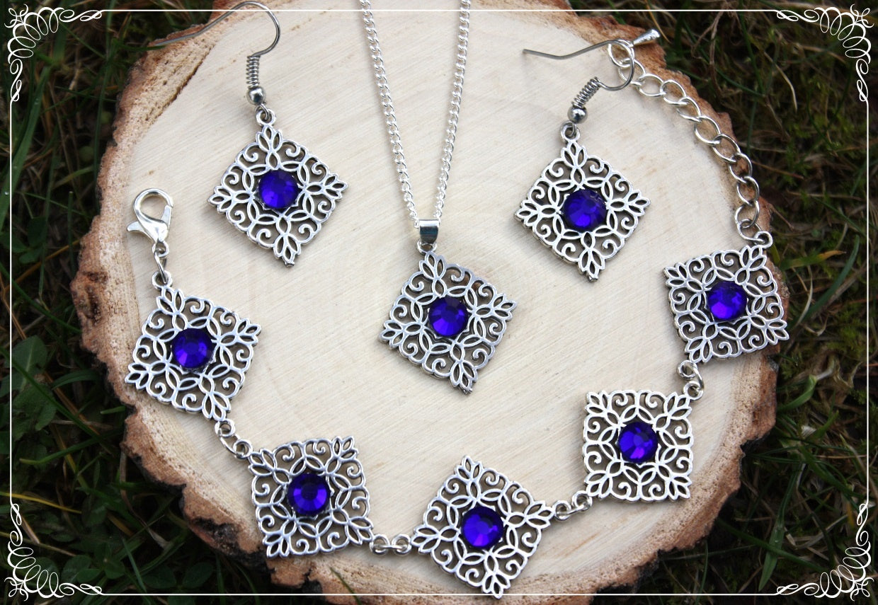 Boucles d'oreilles "Losanges"