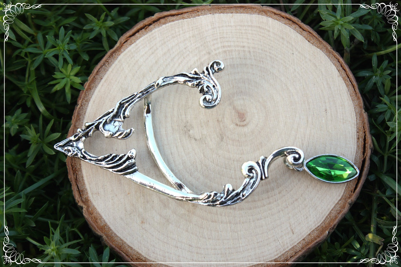 Tour d'oreille d'elfes boucles d'oreilles elfique fantasy goutte fine