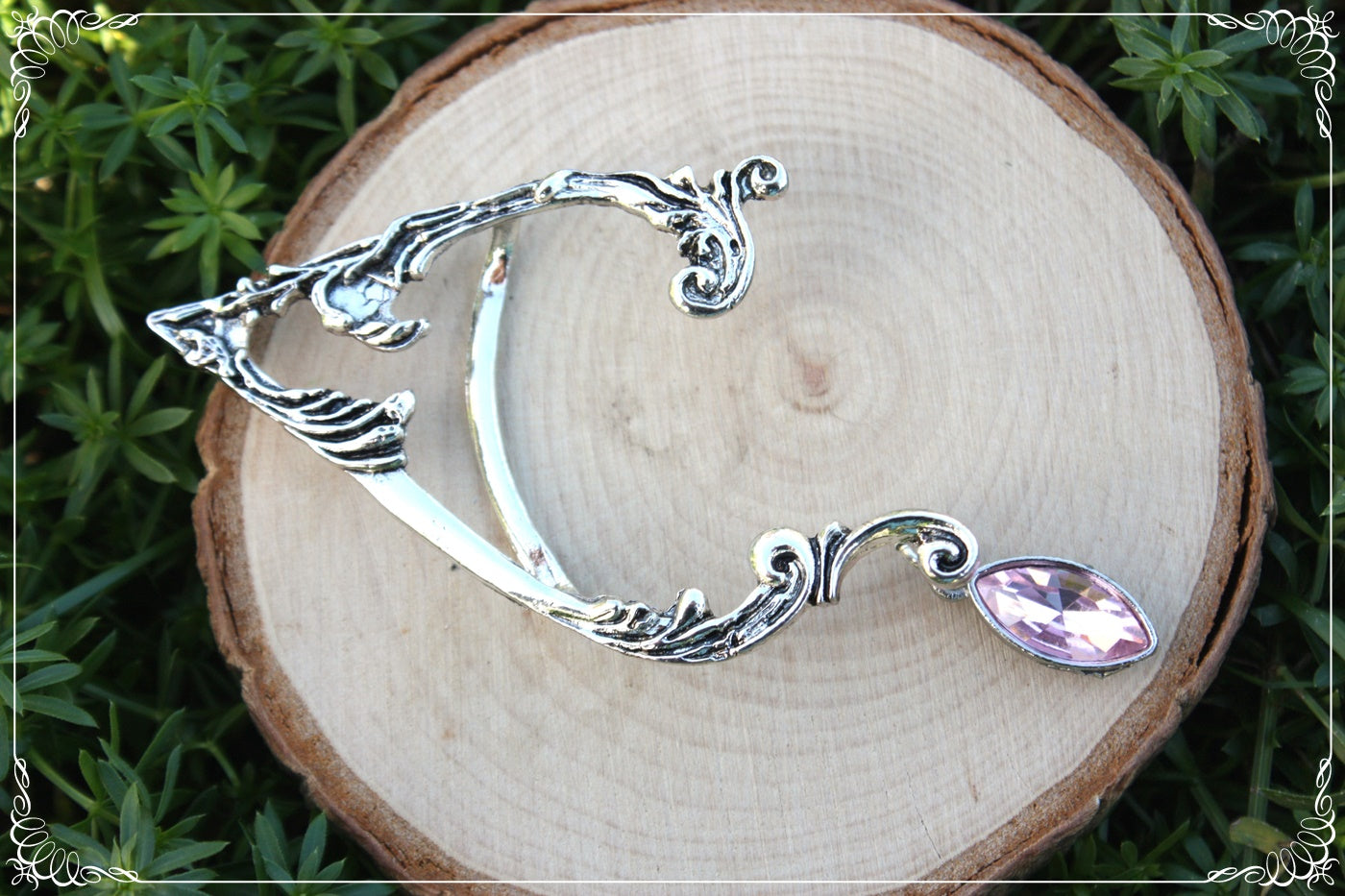 Tour d'oreille d'elfes boucles d'oreilles elfique fantasy goutte fine