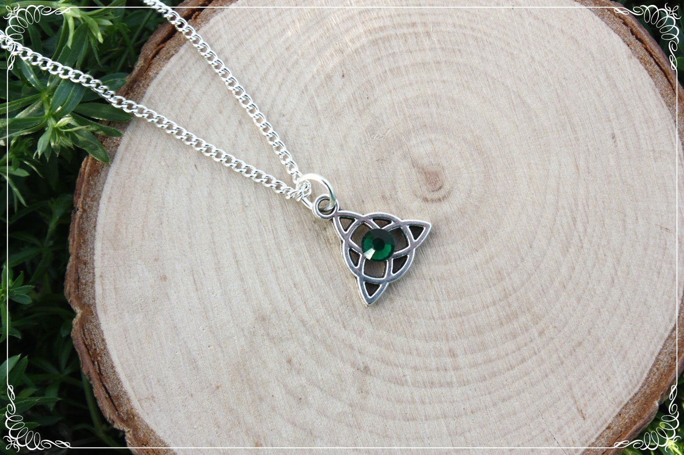 Pendentifs celtiques "Triquetra cerclés"
