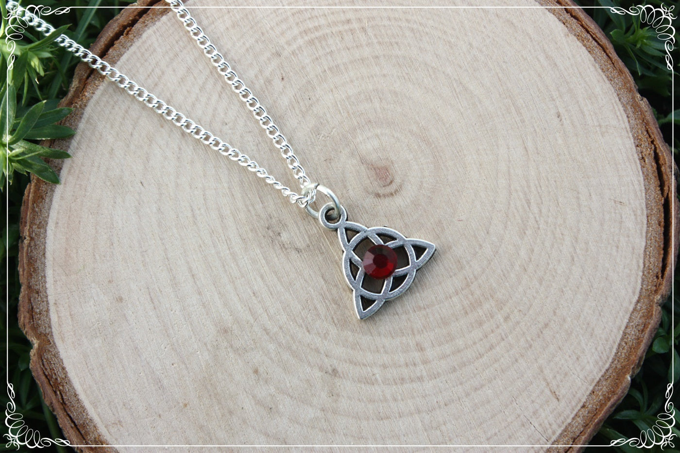 Pendentifs celtiques "Triquetra cerclés"