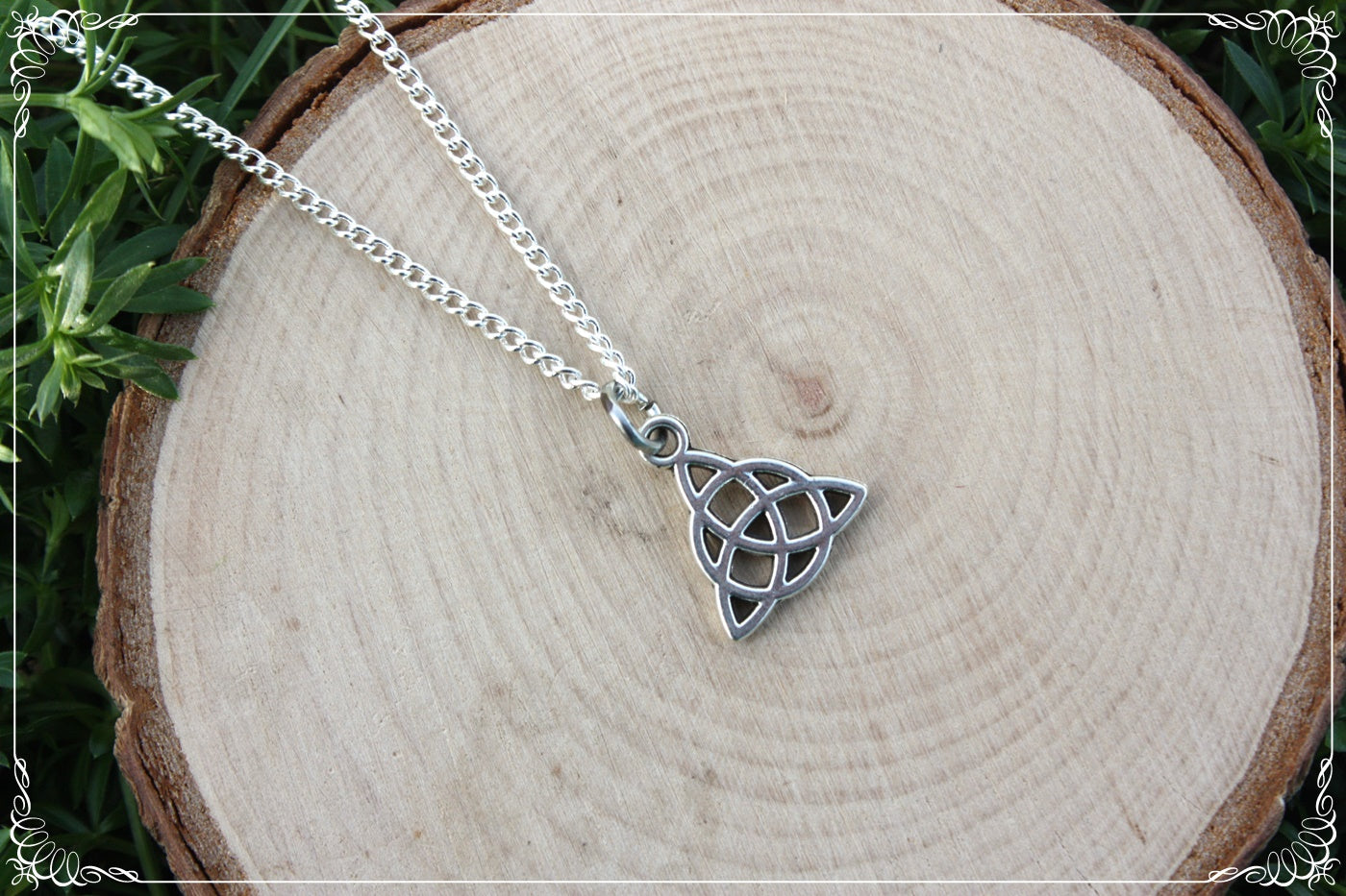 Pendentifs celtiques "Triquetra cerclés"