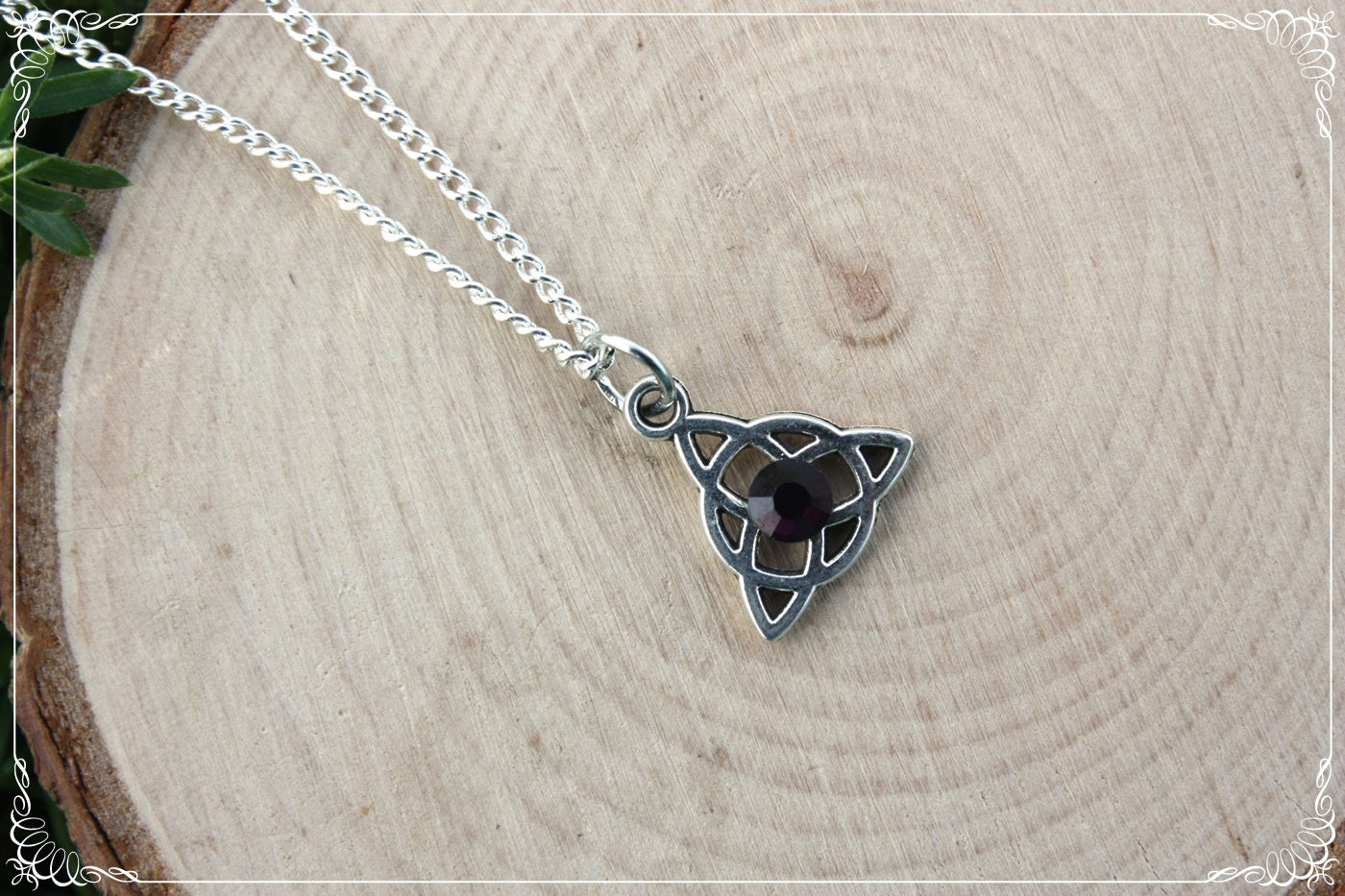 Pendentifs celtiques "Triquetra cerclés"