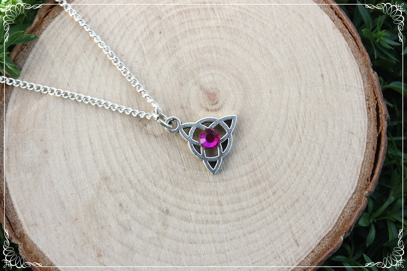Pendentifs celtiques "Triquetra cerclés"