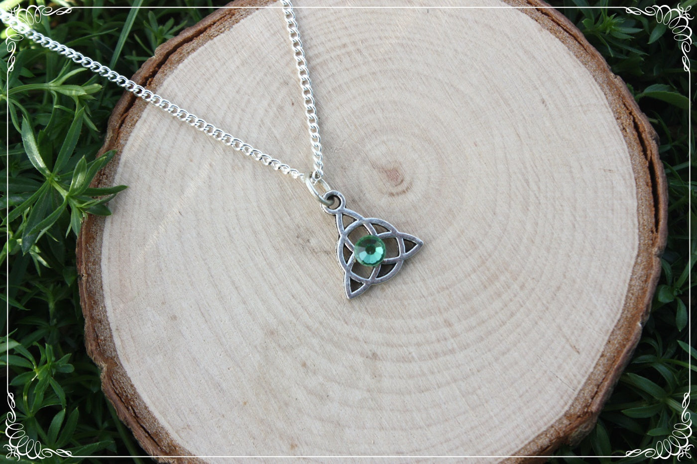 Pendentifs celtiques "Triquetra cerclés"