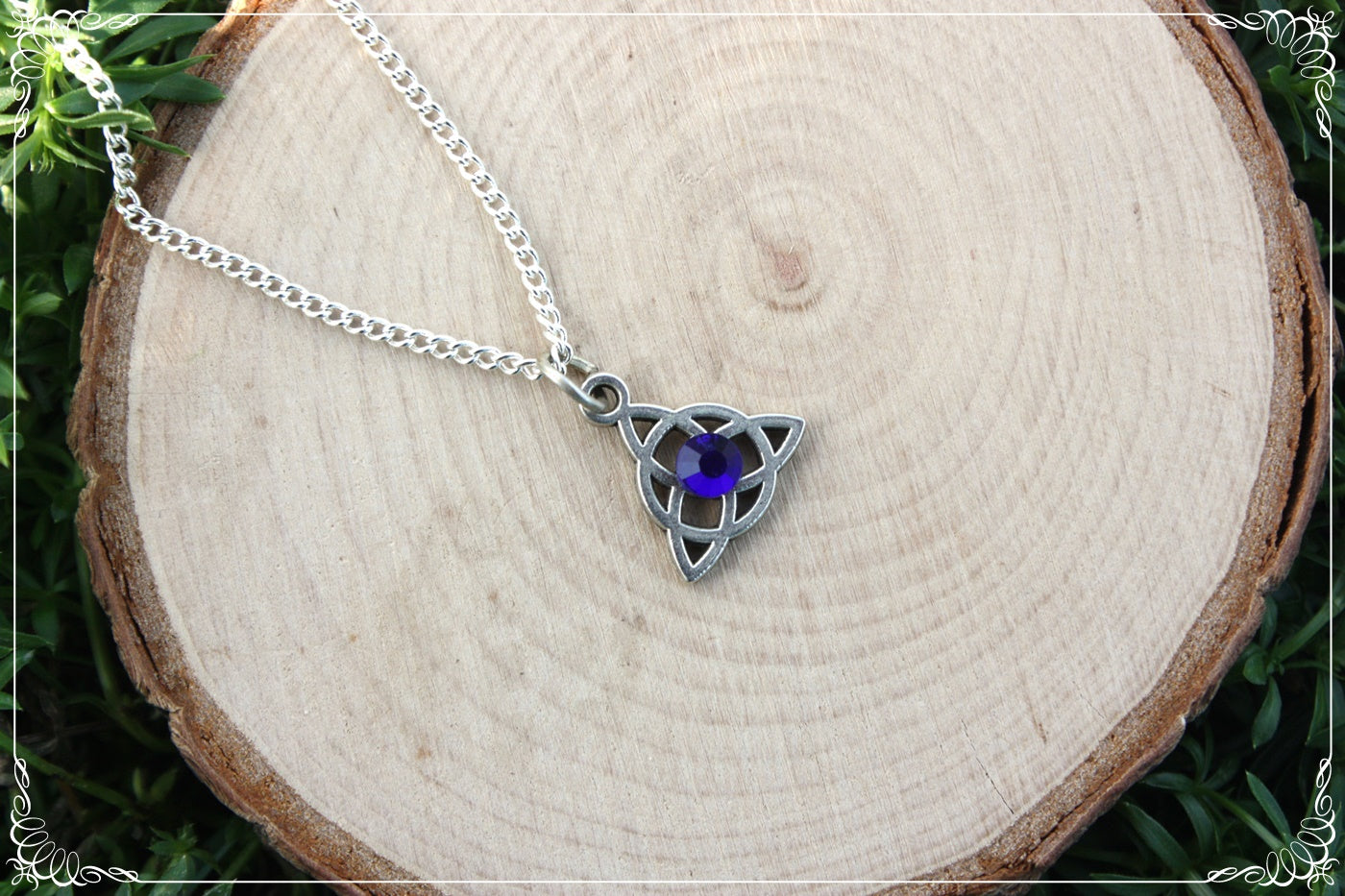 Pendentifs celtiques "Triquetra cerclés"