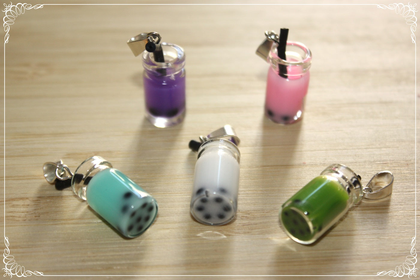 Pendentifs "Bubble Tea"