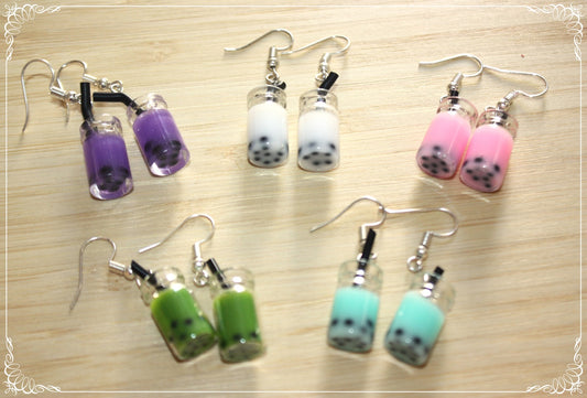 Boucles d'oreilles "Bubble Tea"