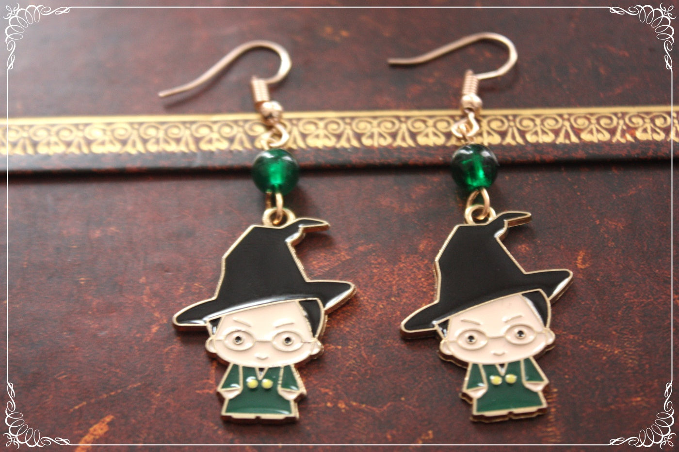 Boucles d'oreilles style "Harry Potter"