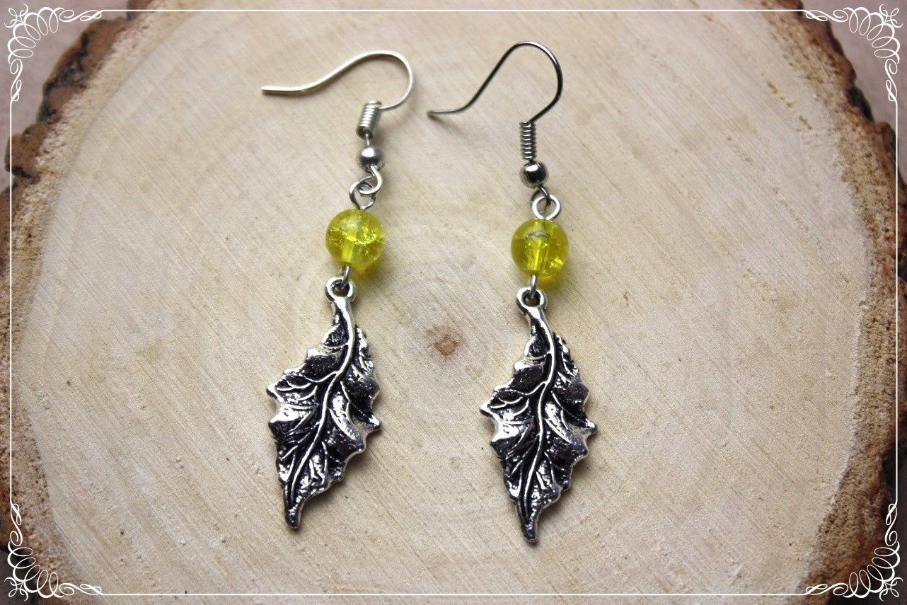 Boucles d'oreilles "Feuilles"