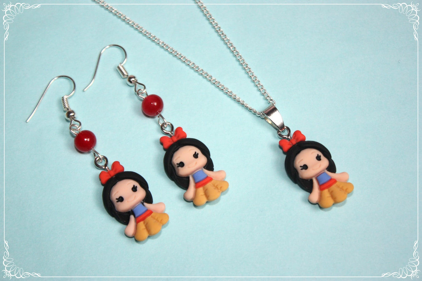 Pendentifs style "Princesses Disney"