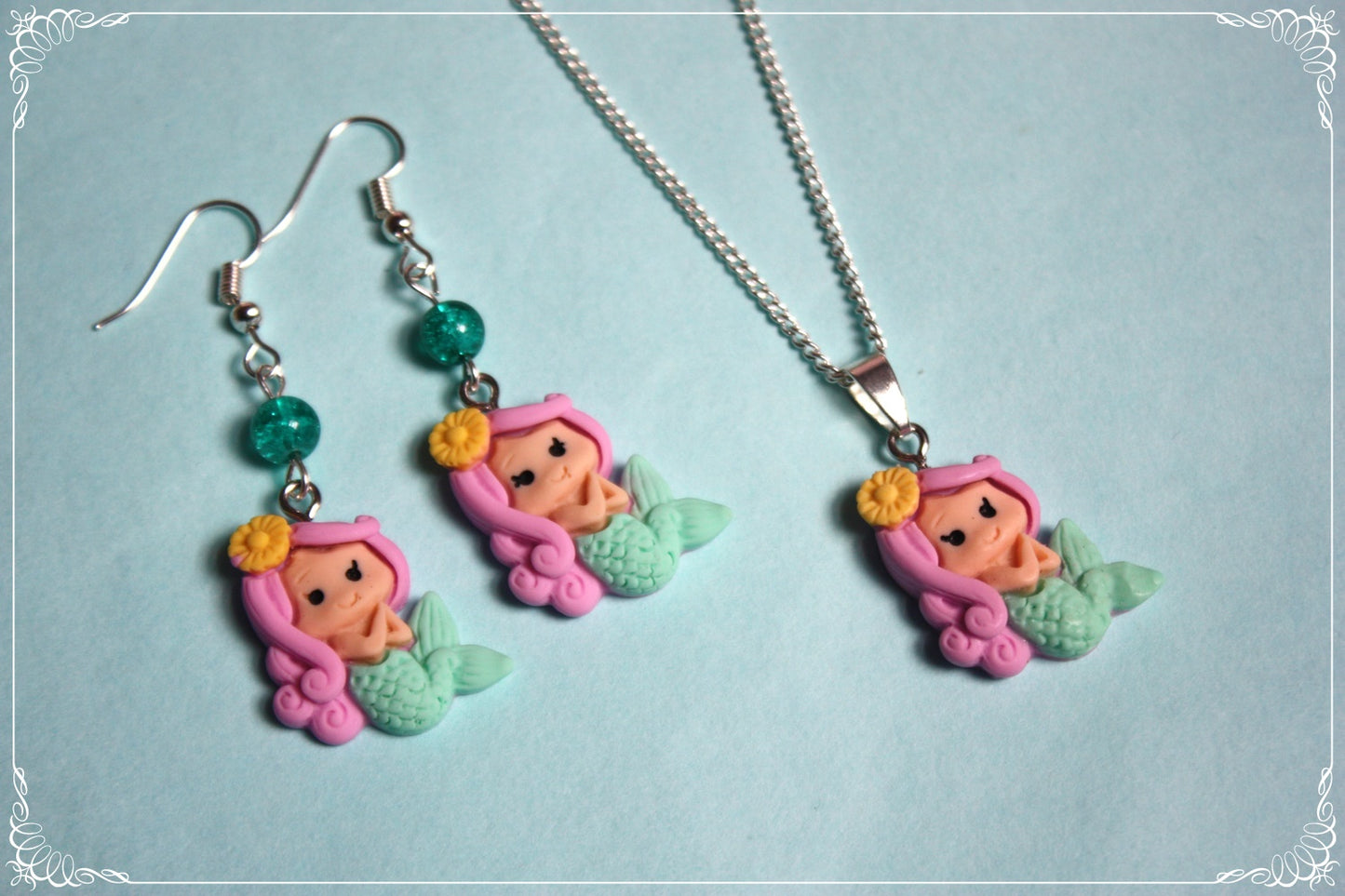 Pendentifs style "Princesses Disney"