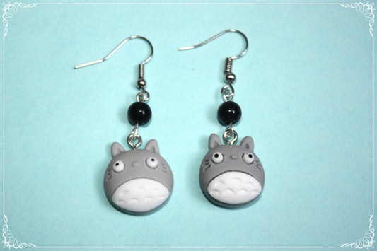 Boucles d'oreilles "Totoro"