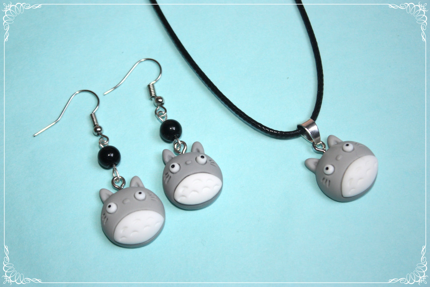 Boucles d'oreilles "Totoro"