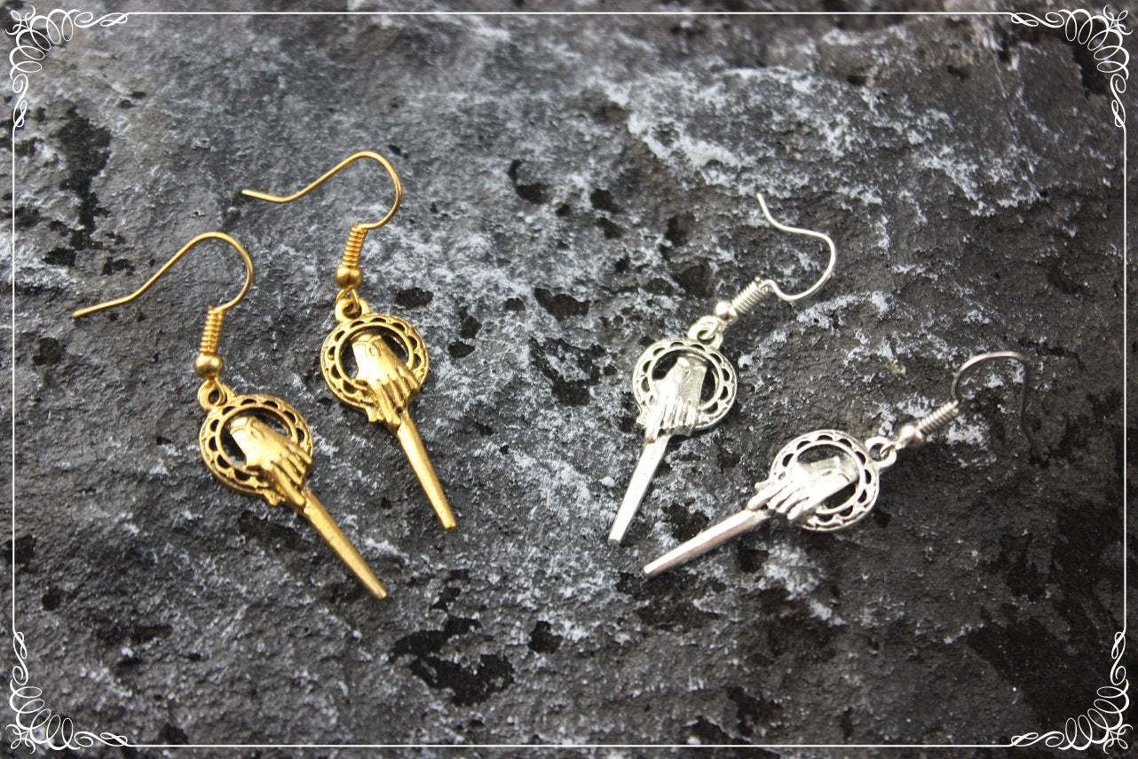 Boucles d'oreilles "Game of Thrones - Main du roi"