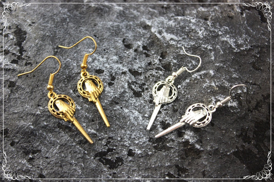 Boucles d'oreilles "Game of Thrones - Main du roi"