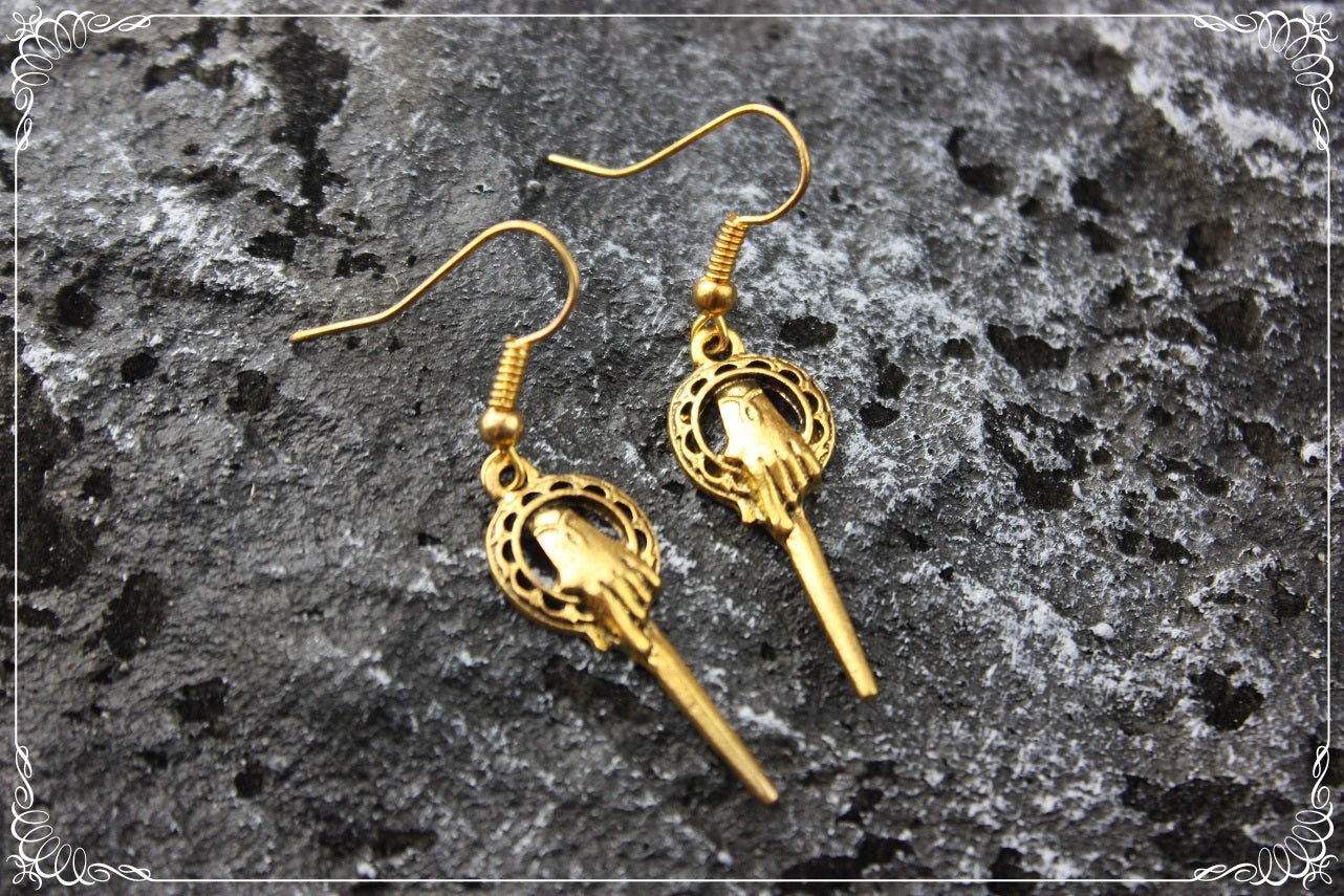 Boucles d'oreilles "Game of Thrones - Main du roi"