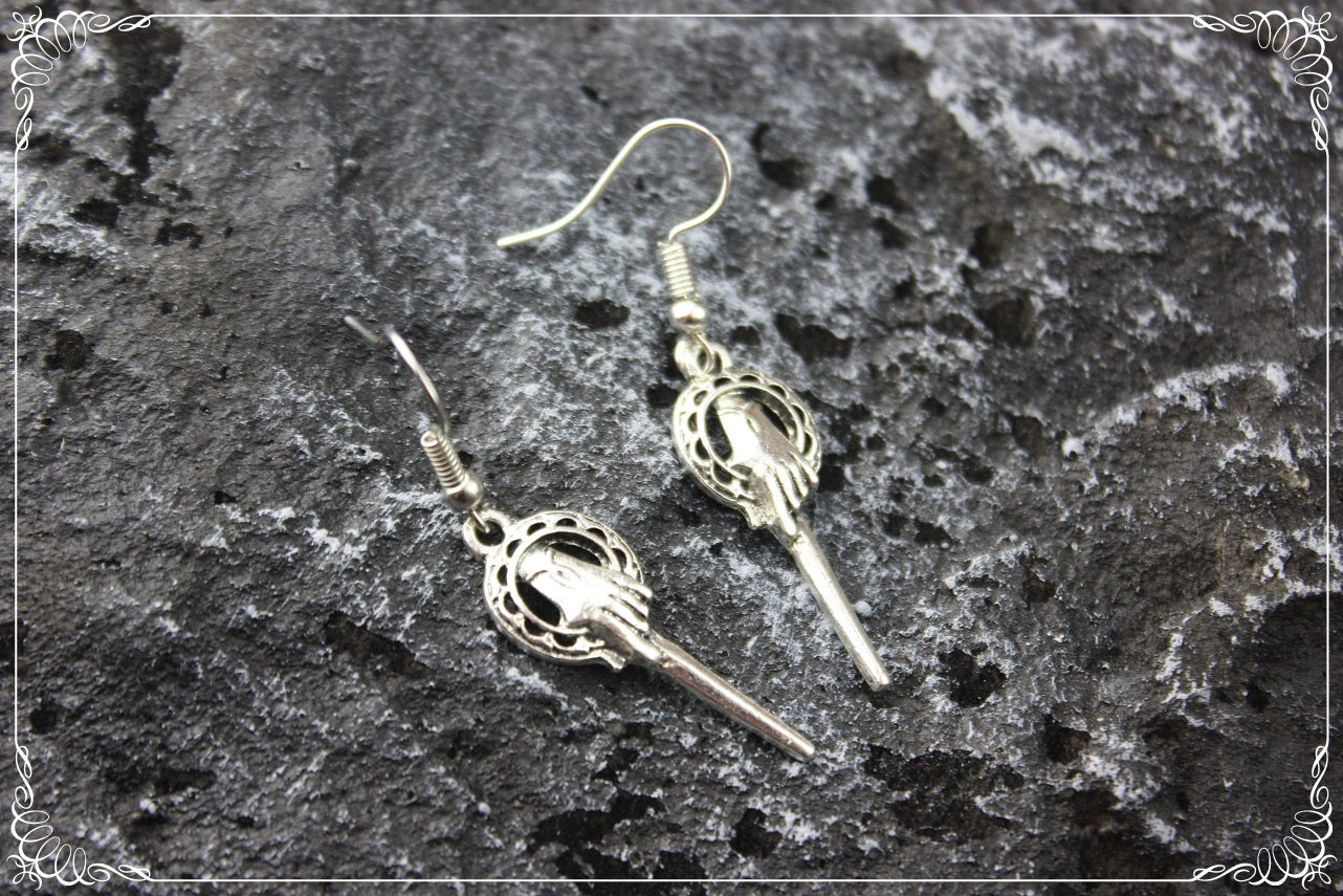 Boucles d'oreilles "Game of Thrones - Main du roi"