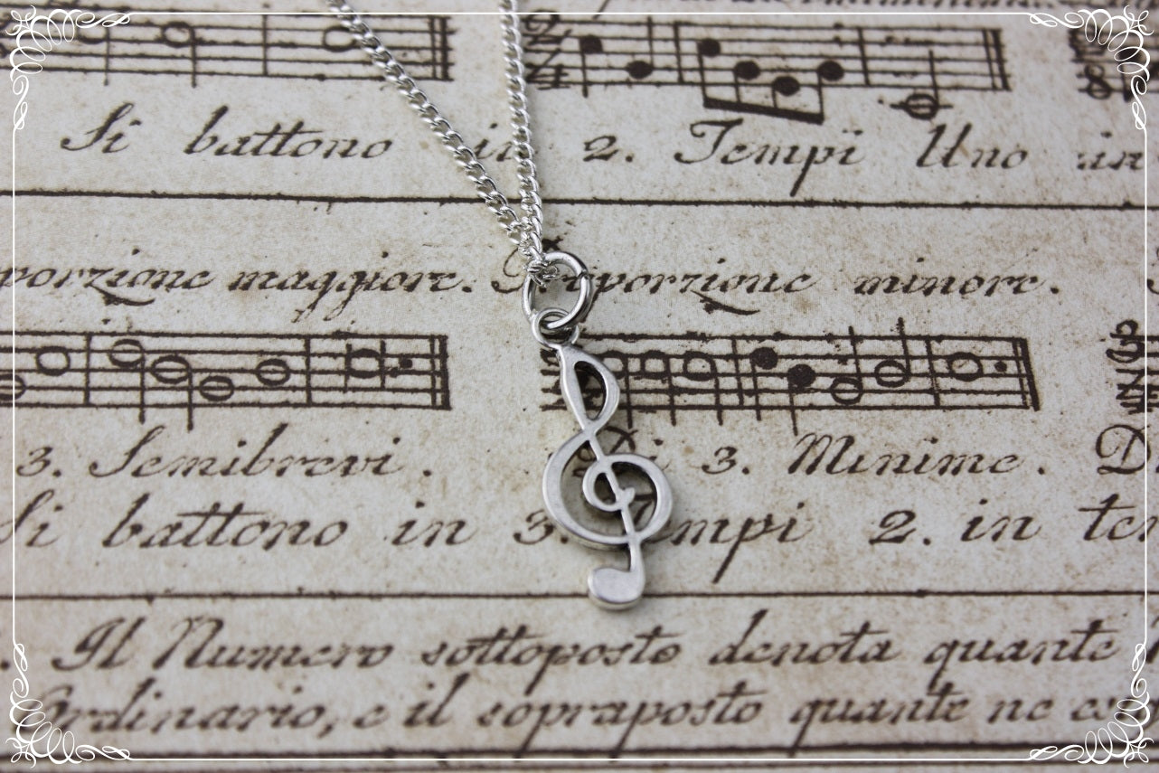 Boucles d'oreilles et pendentifs "Musique"