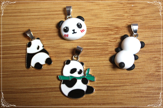 Pendentifs "Pandas"