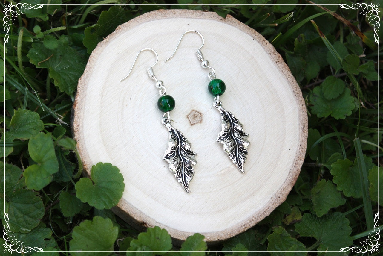 Boucles d'oreilles "Feuilles"