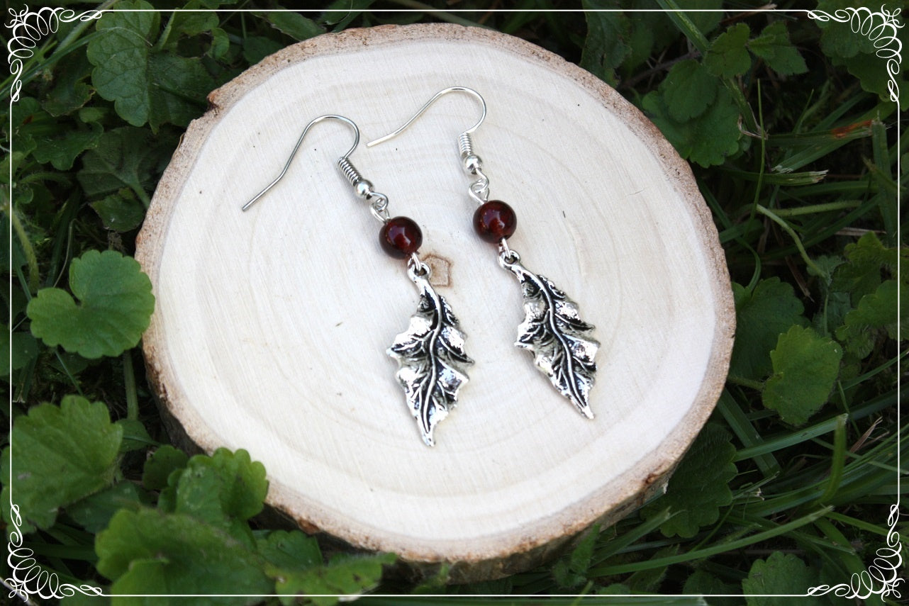 Boucles d'oreilles "Feuilles"