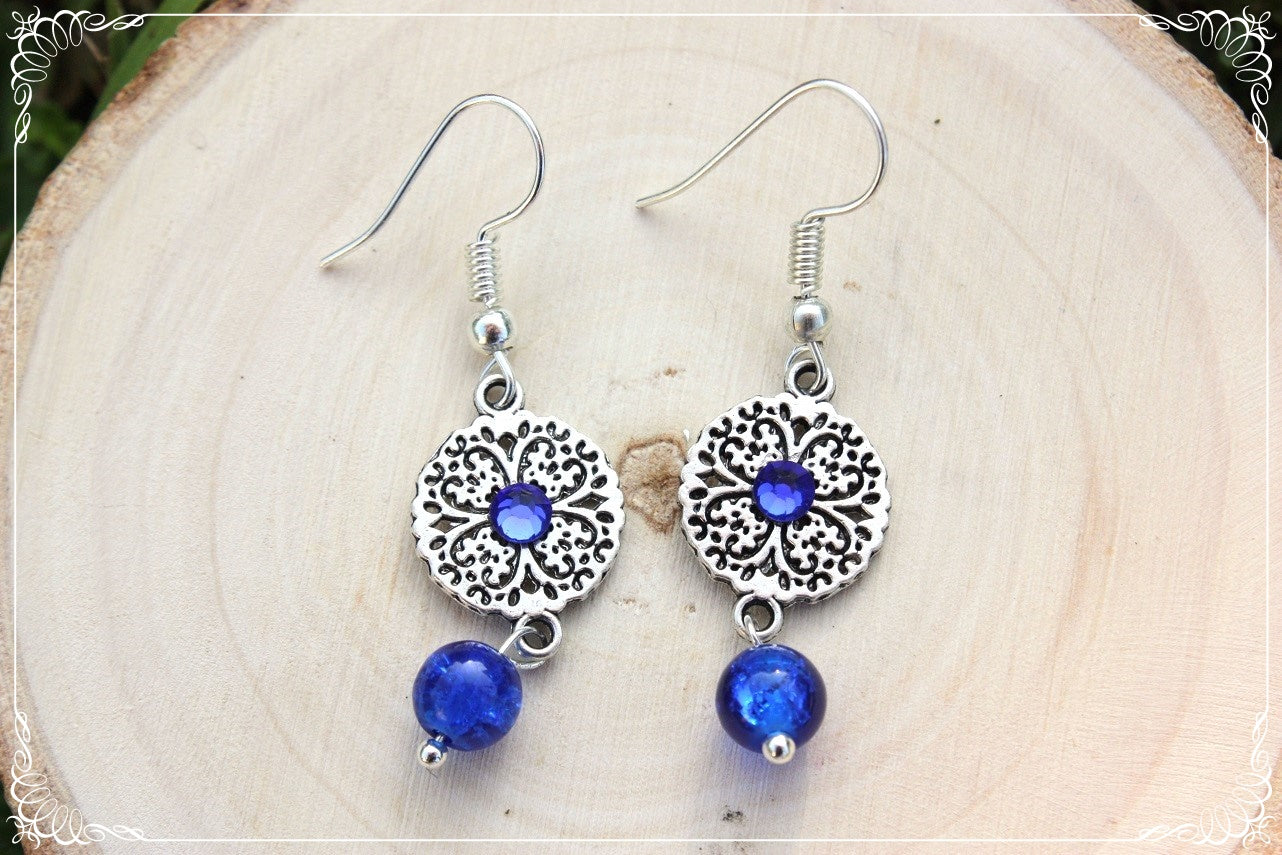 Boucles d'oreilles "Cercles filigranes"