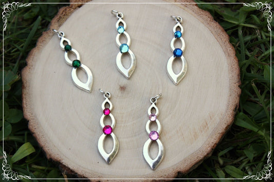 Pendentifs "Doubles boucles"