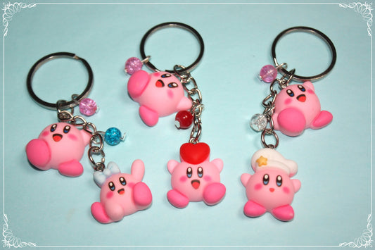 Porte-clés style "Kirby"