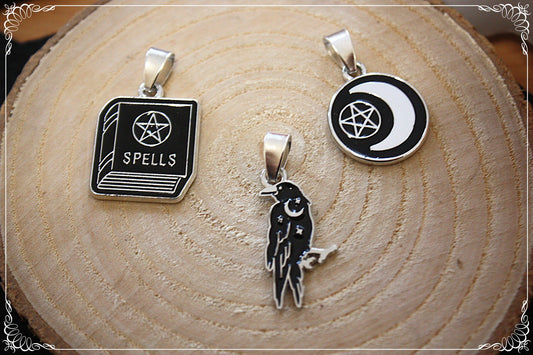 Pendentifs automne Halloween gothique et magique