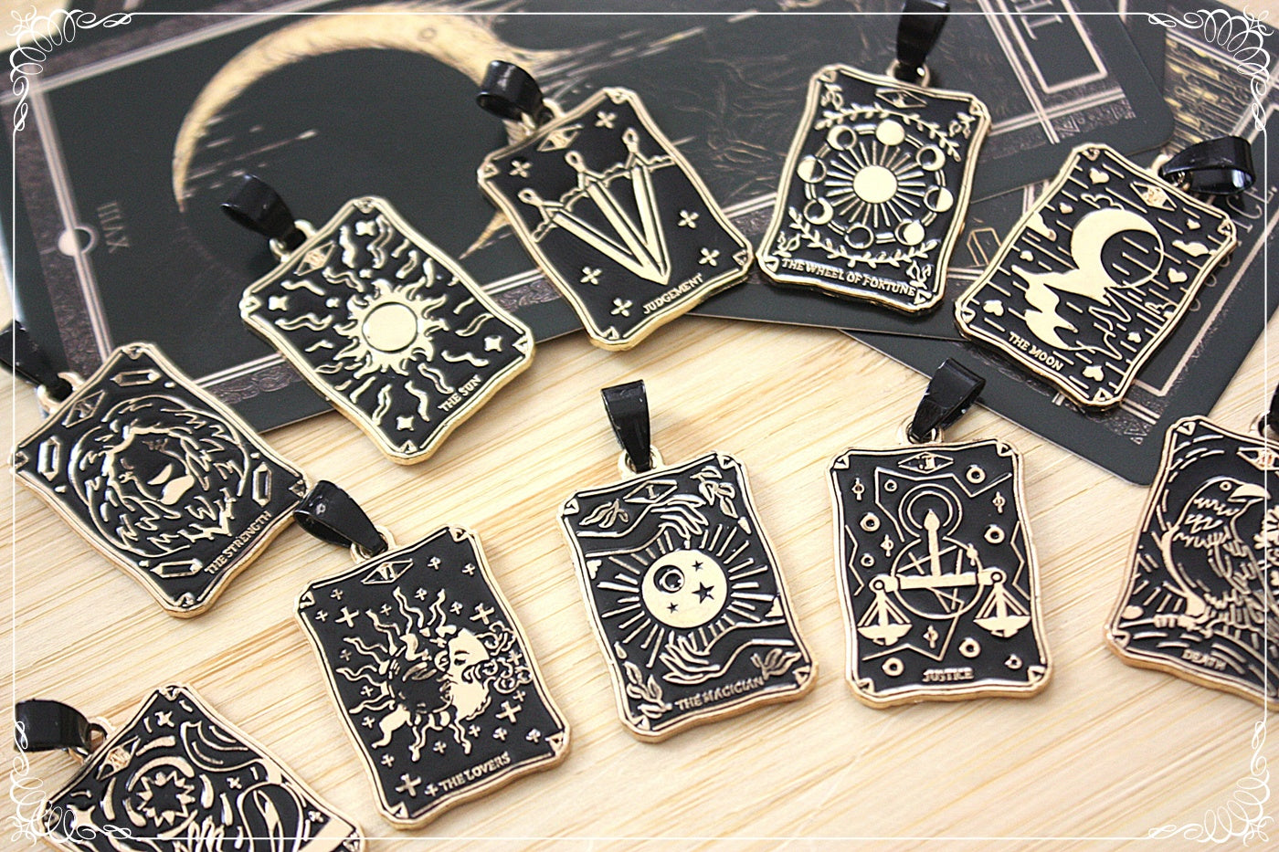 Pendentifs cartes tarot